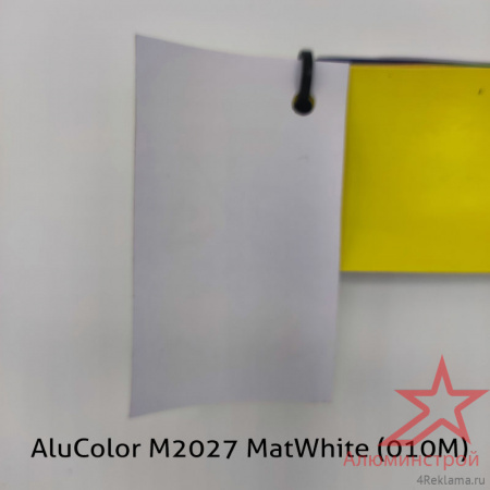 Пленка цветная AluColor M2027 Mat White (010M)