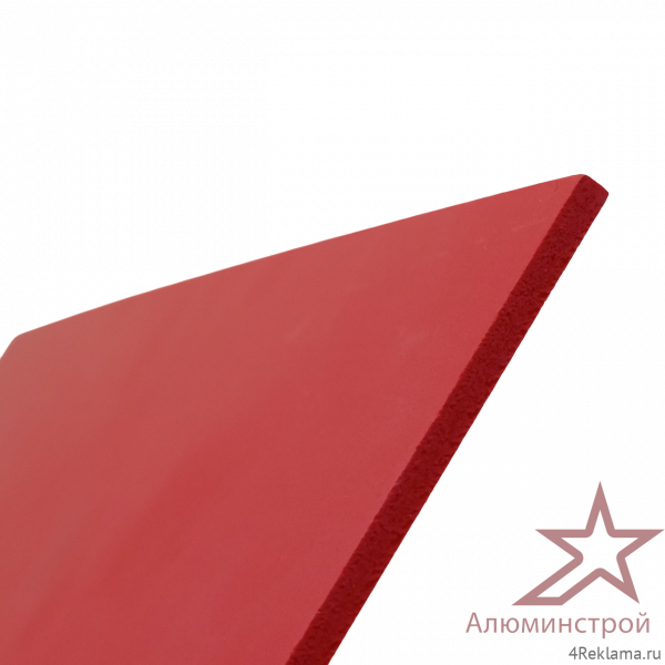 ПВХ Вспененный Красный AluFoam 5 мм, 1220 x 2440 мм